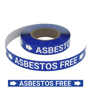 Asbestos Free - Pipe Marking Roll